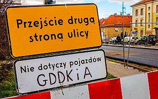 Na 5 dni zamknęli skrzyżowanie na Warszawskiej w Olsztynie